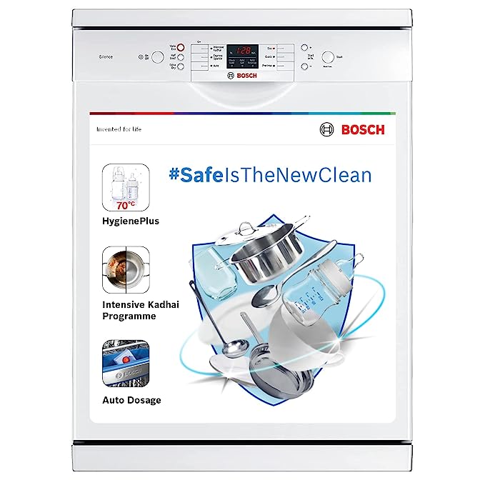 Bosch 13 Place Settings Dishwasher (SMS66GW01I, White) Bosch 13 Place Settings Dishwasher (SMS66GW01I, White)